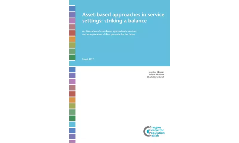 Asset-based approaches in service settings striking a balance