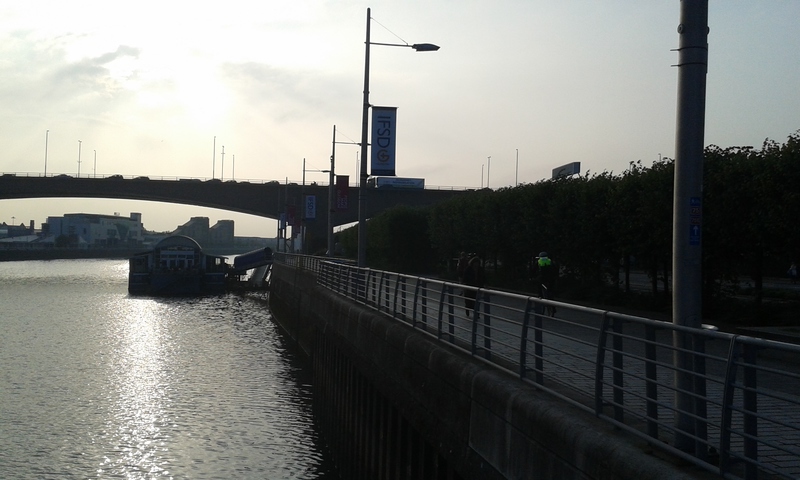 Lorna's morning view of the Clyde