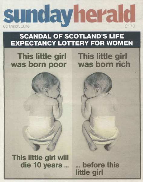 Herald life expectancy inequality