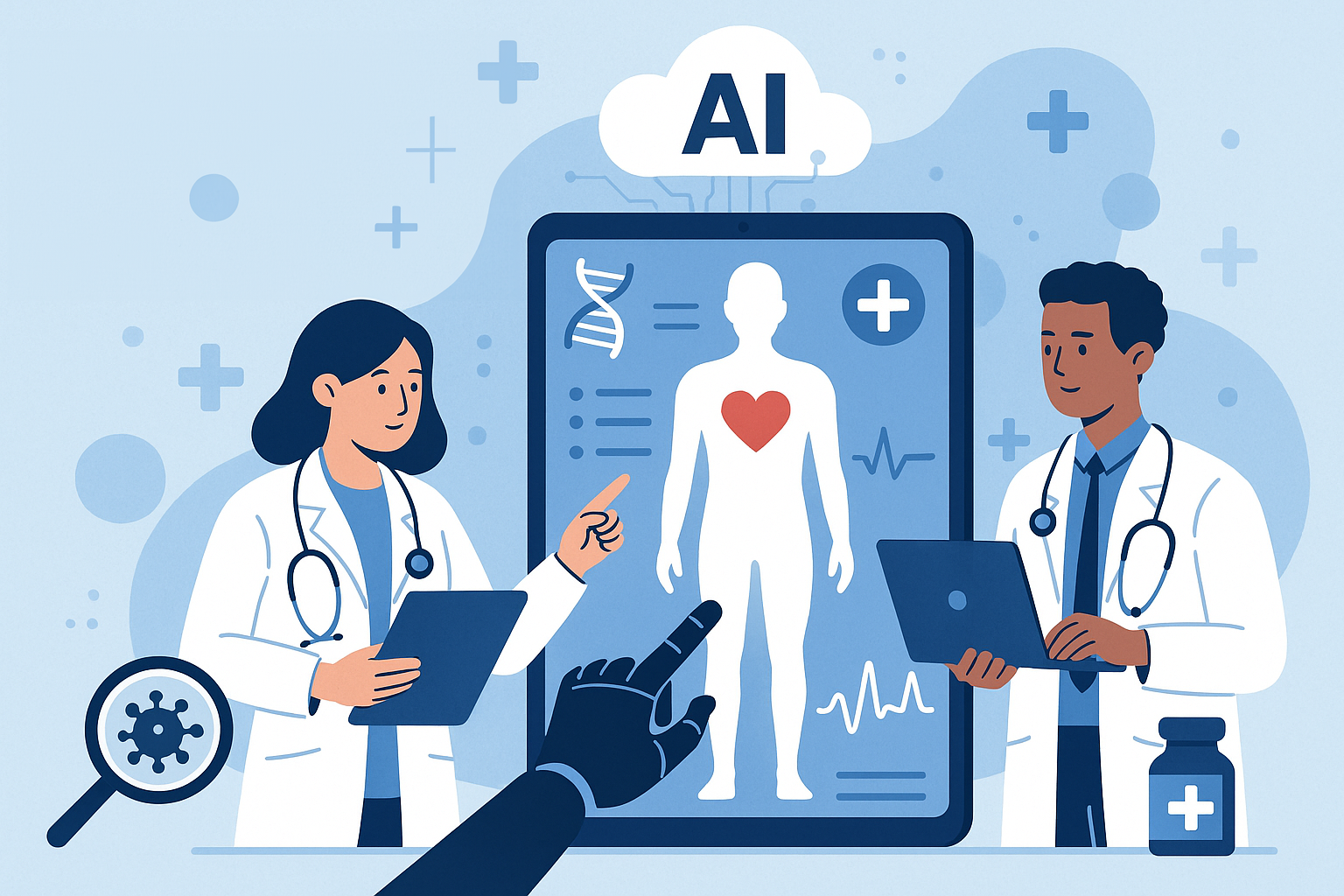 Ai in healthcare illustration 2
